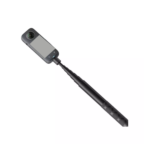 3.7FT Aluminum Alloy Invisible Selfie Stick Compatible with Action Cameras
